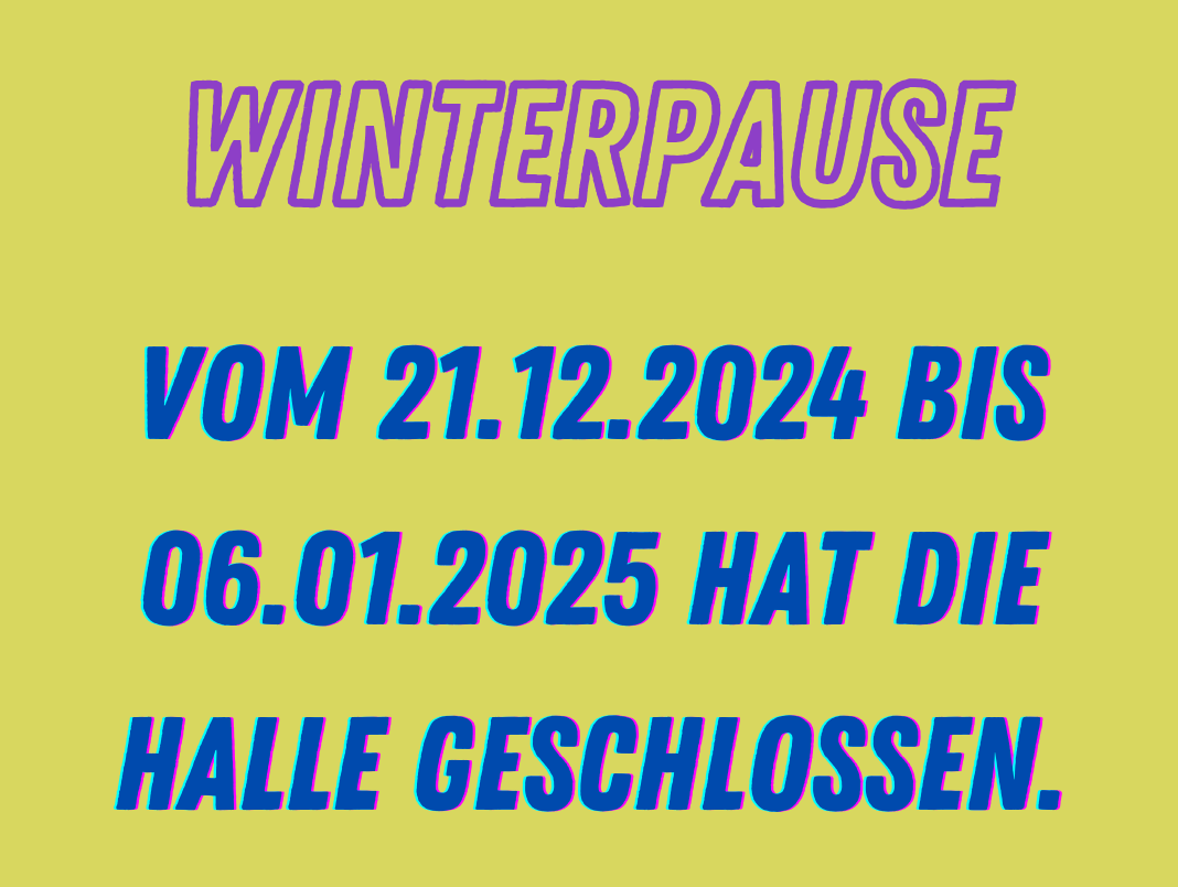 Halle Winterpause